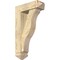 Ekena Millwork Funston Arts and Crafts Rough Sawn Bracket w/ Offset Brace, Douglas Fir, 6"W x 18"D x 30"H BKT0604X18X30FST03RDF - alternate 1
